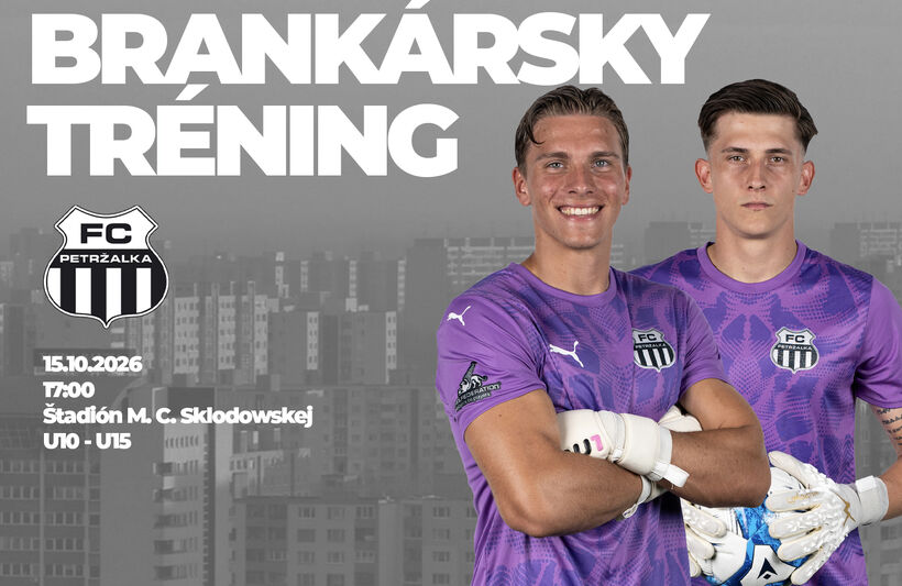 FC Petržalka pozýva mladých brankárov na otvorený tréning